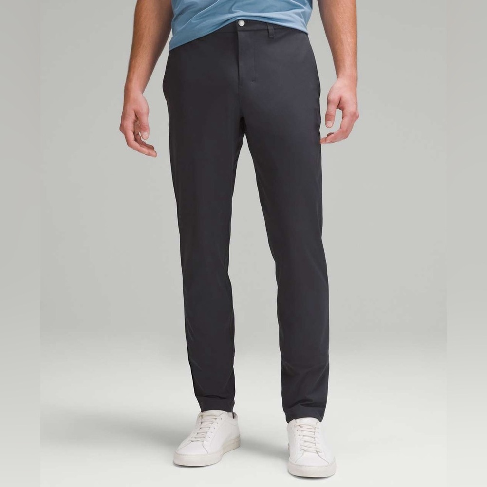 Lululemon ABC Slim-Fit Trouser Warpstreme Obsidian Grey/Black